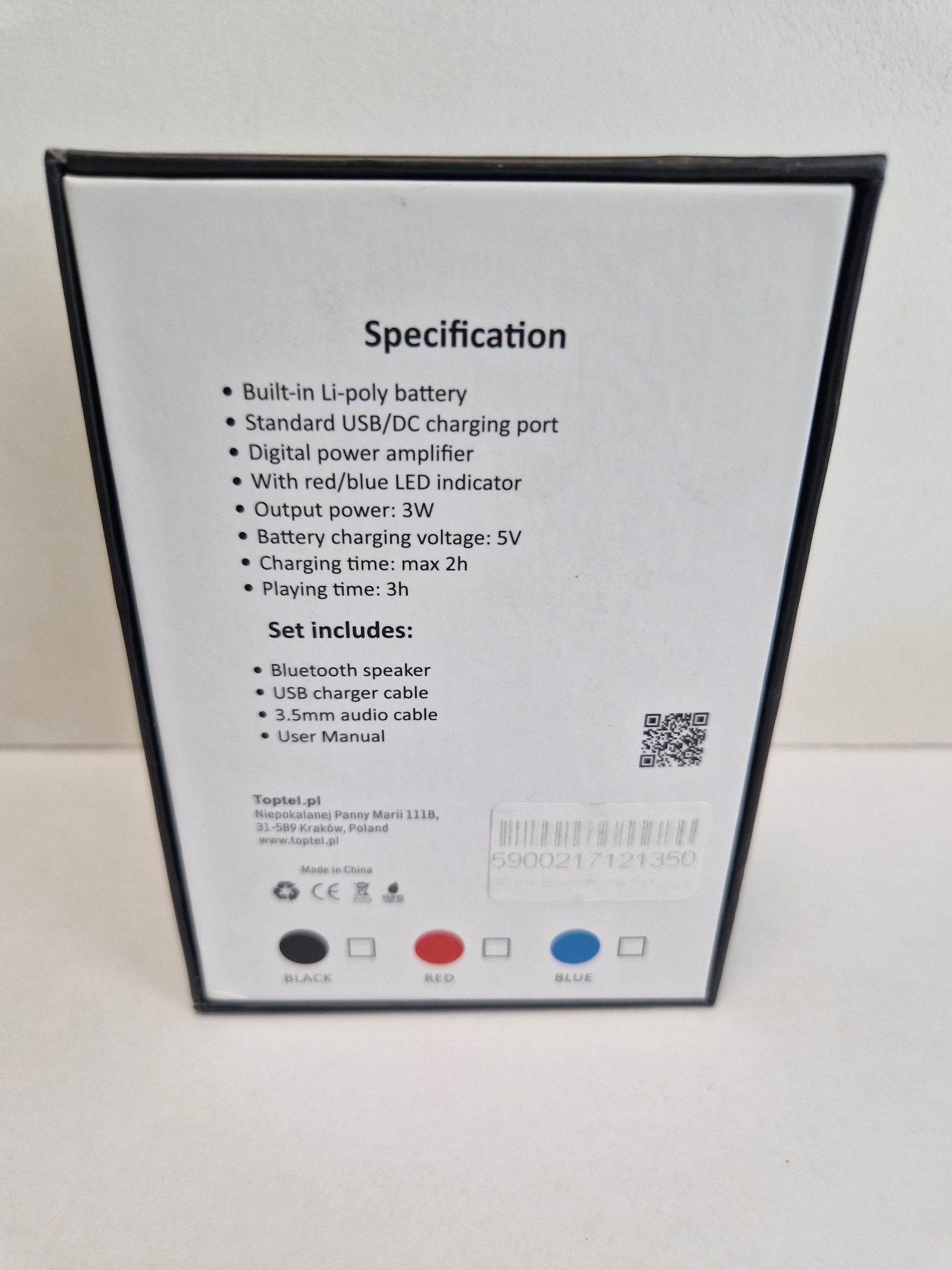 Głośnik Multimedialny Bluetooth - N8 Czerwony