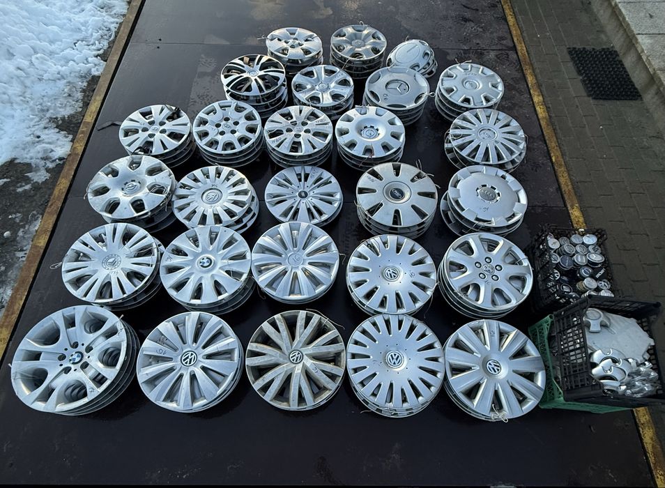 kołpaki dekielki VW  BMW Citroen Skoda Ford Hyundai Honda R14 15 16