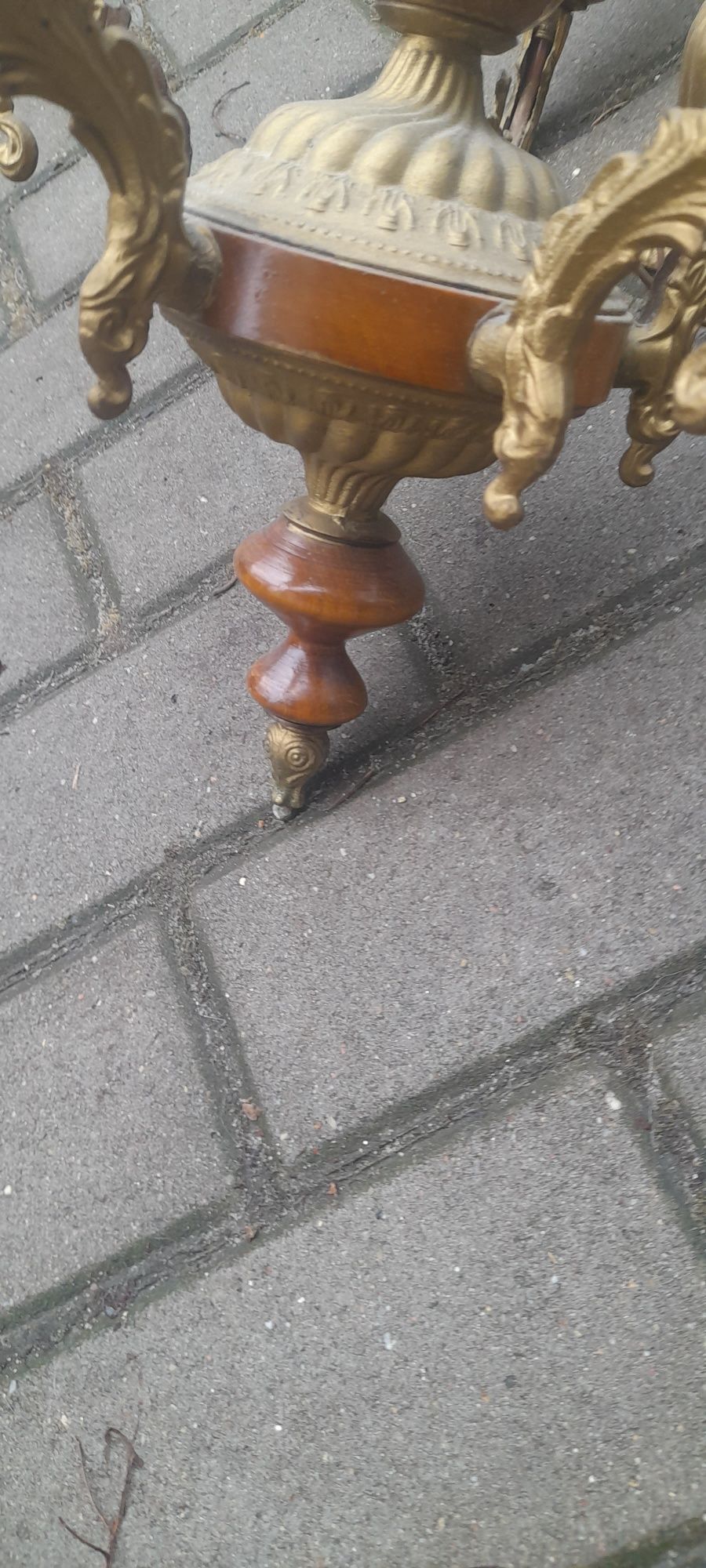 Żyrandol 5 ramienny PRL 45 ×75
