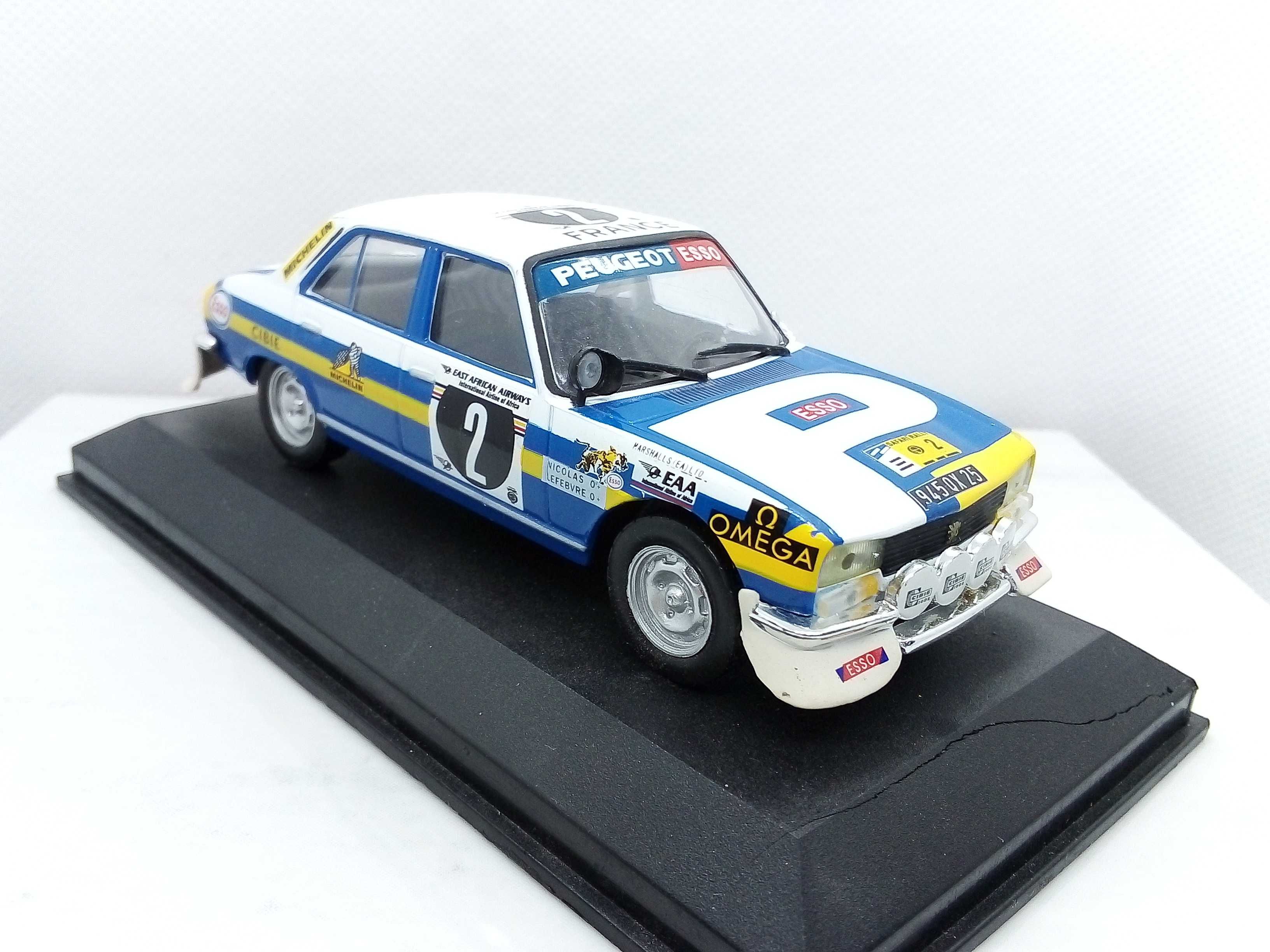 Peugeot 504 Rally Safari 1976 - Altaya (Z019) model w skali 1:43