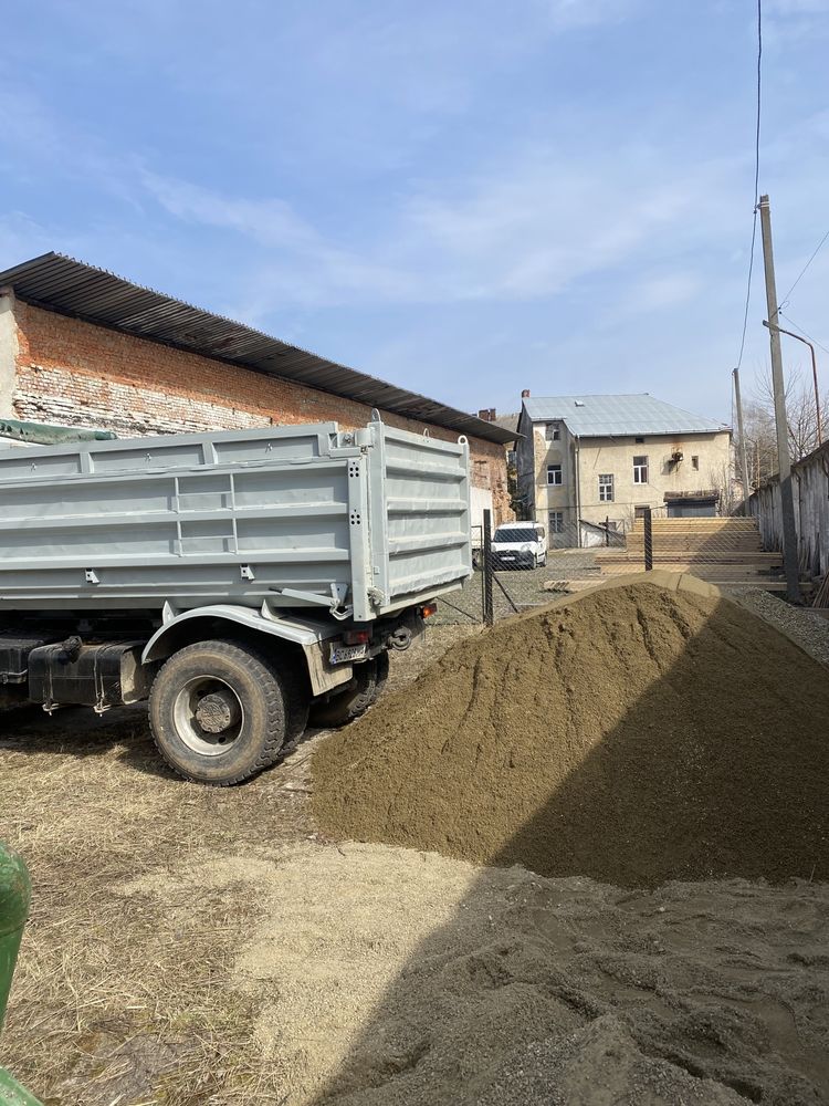 Пісок відсів шутер щебінь керамзит вапянк вскришка бутовий камінь галь