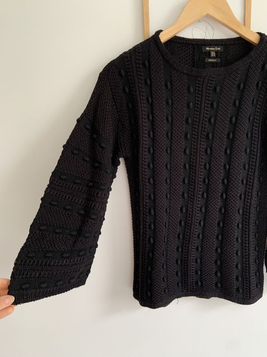 Sweter czarny Massimo Dutti premium rozmiar XS