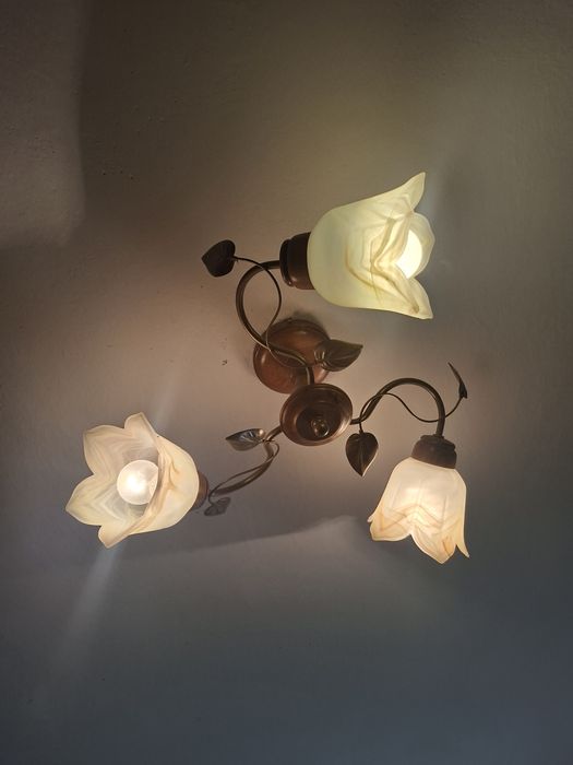 Zestaw lampa stojąca i sufitowa