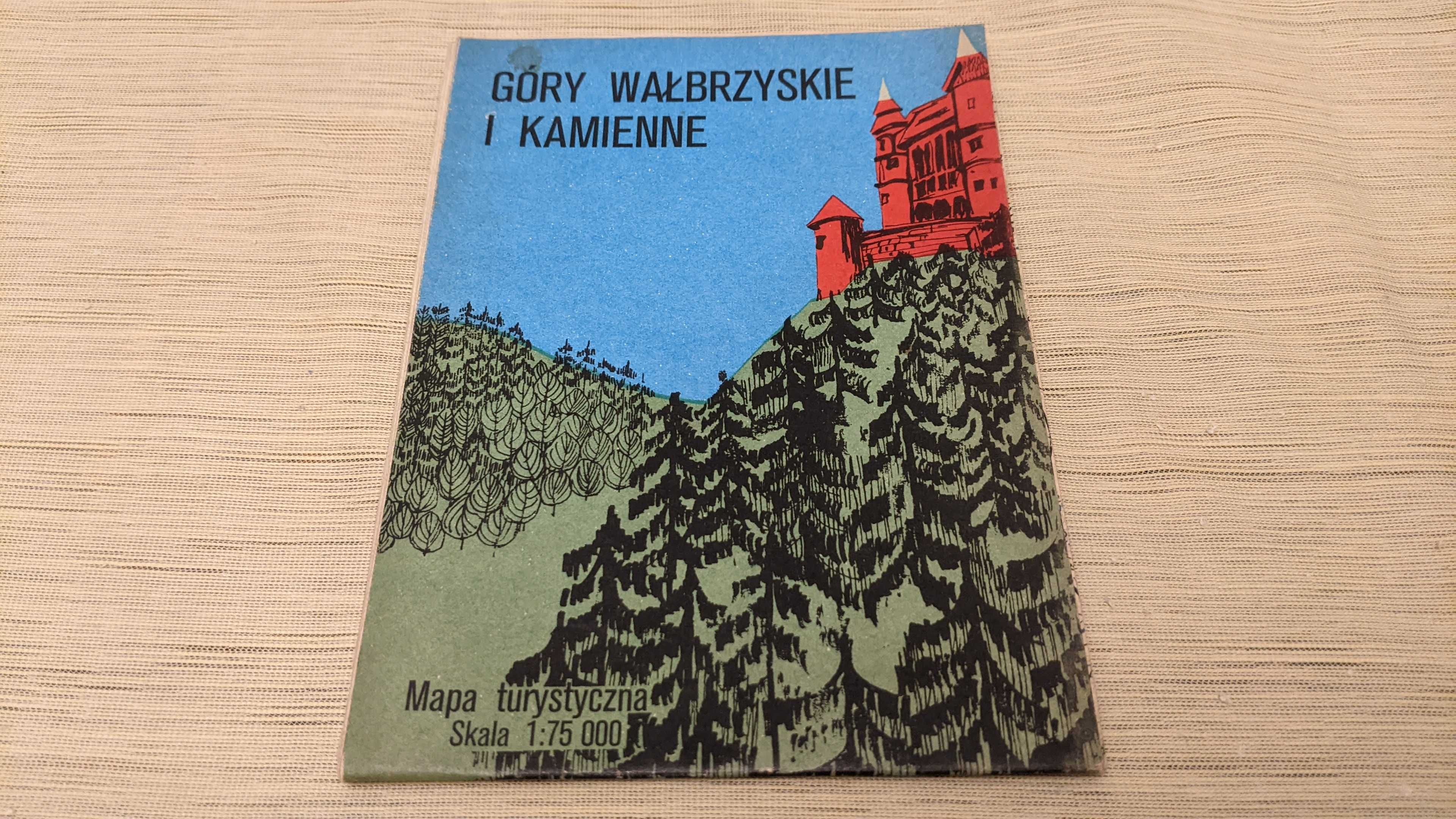 Góry Wałbrzyskie i Kamienne : mapa turystyczna | 1980