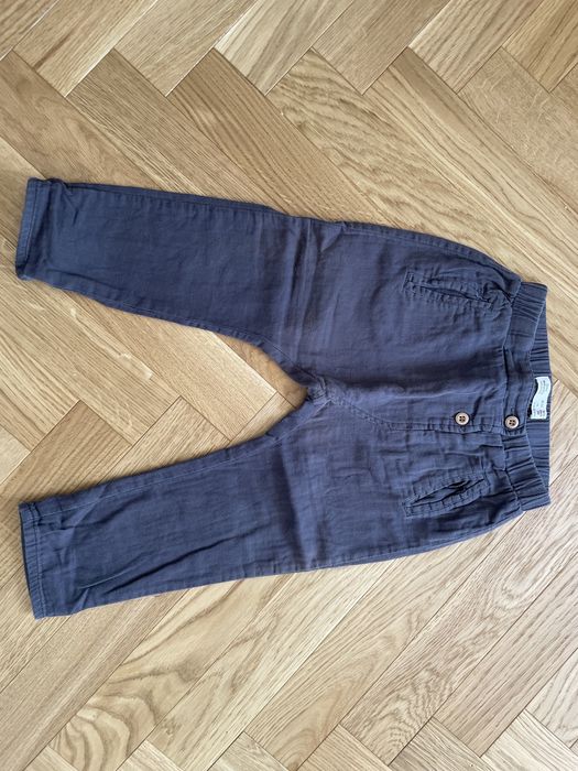 Spodnie Zara Baby Body rozm. 98 lekkie grafit