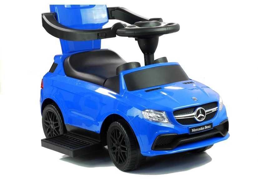 LEAN Mercedes-Benz Pchacz Jeździk Niebieski 3w1 Światło Dźwięk *NOWE*