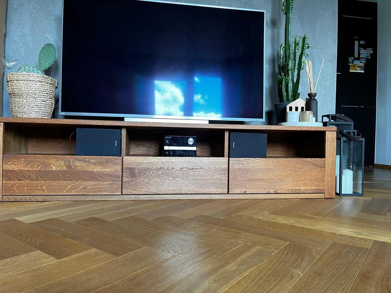 Szafka RTV - w stanie bardzo dobrym - dąb bursztyn  Kolekcja ORLANDO