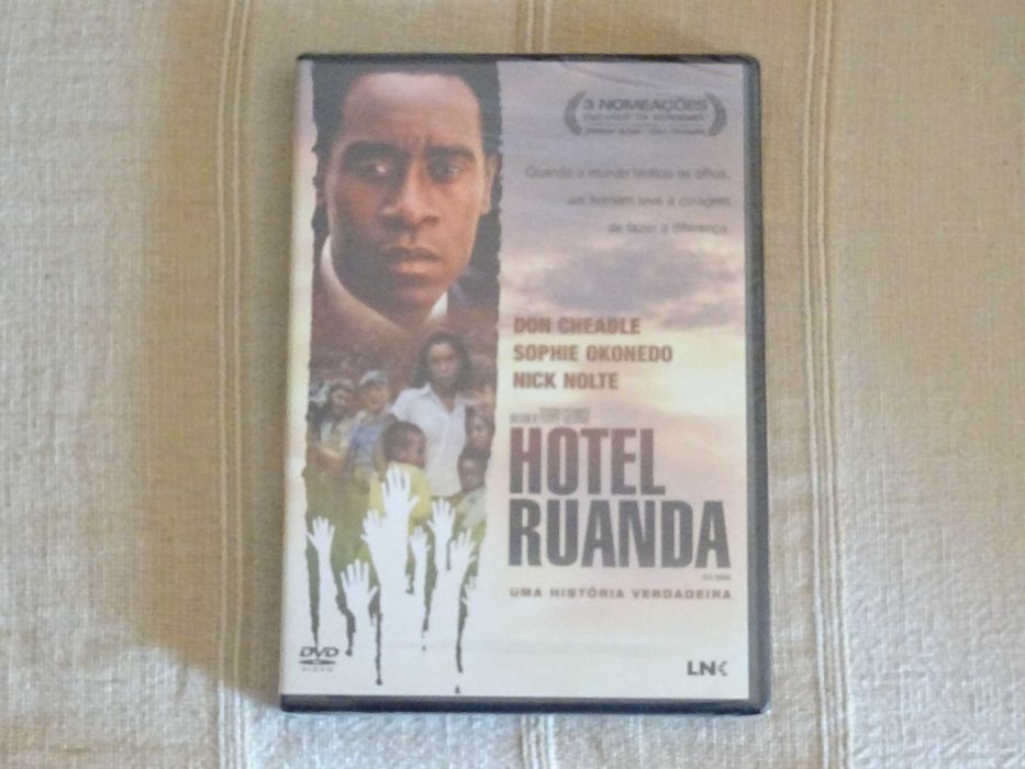 DVDs: Hotel Ruanda; No Limite; Jogos de Poder, O Pianista; Outros