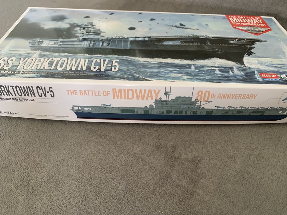 Model do sklejania Academy Lotniskowiec Yorktown