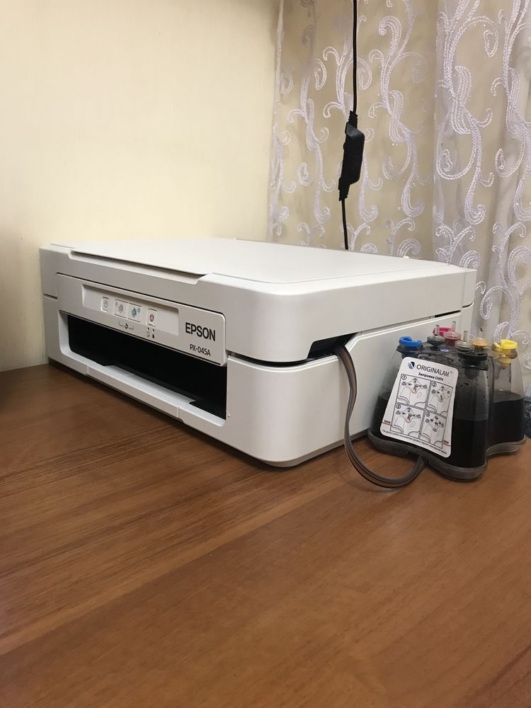 Принтер кольоровий epson px-045a білий