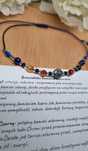 Bransoletka labladoryt karneole turmalin czarny cytryn lapis lazuli