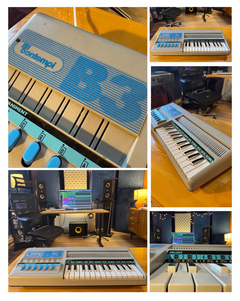Organy klawisz keyboard vintage synt Bontempi B3