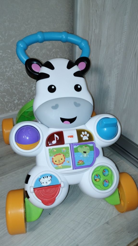 Інтерактивні ходунки Fisher price Зебра DLD 80