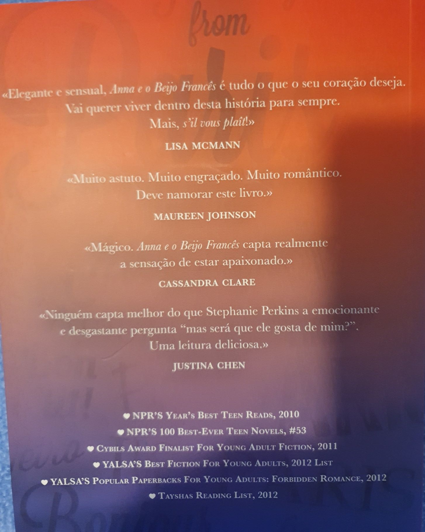 Anna e o beijo francês de Stephanie Perkins