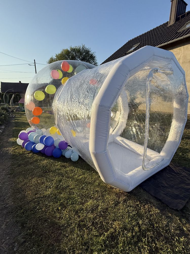 Dmuchaniec, bubble house, animator, wata cukrowa, bańki mydlane