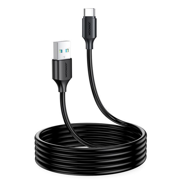 Kabel USB Typ C Joyroom - Ładowanie 3A 2M Czarny