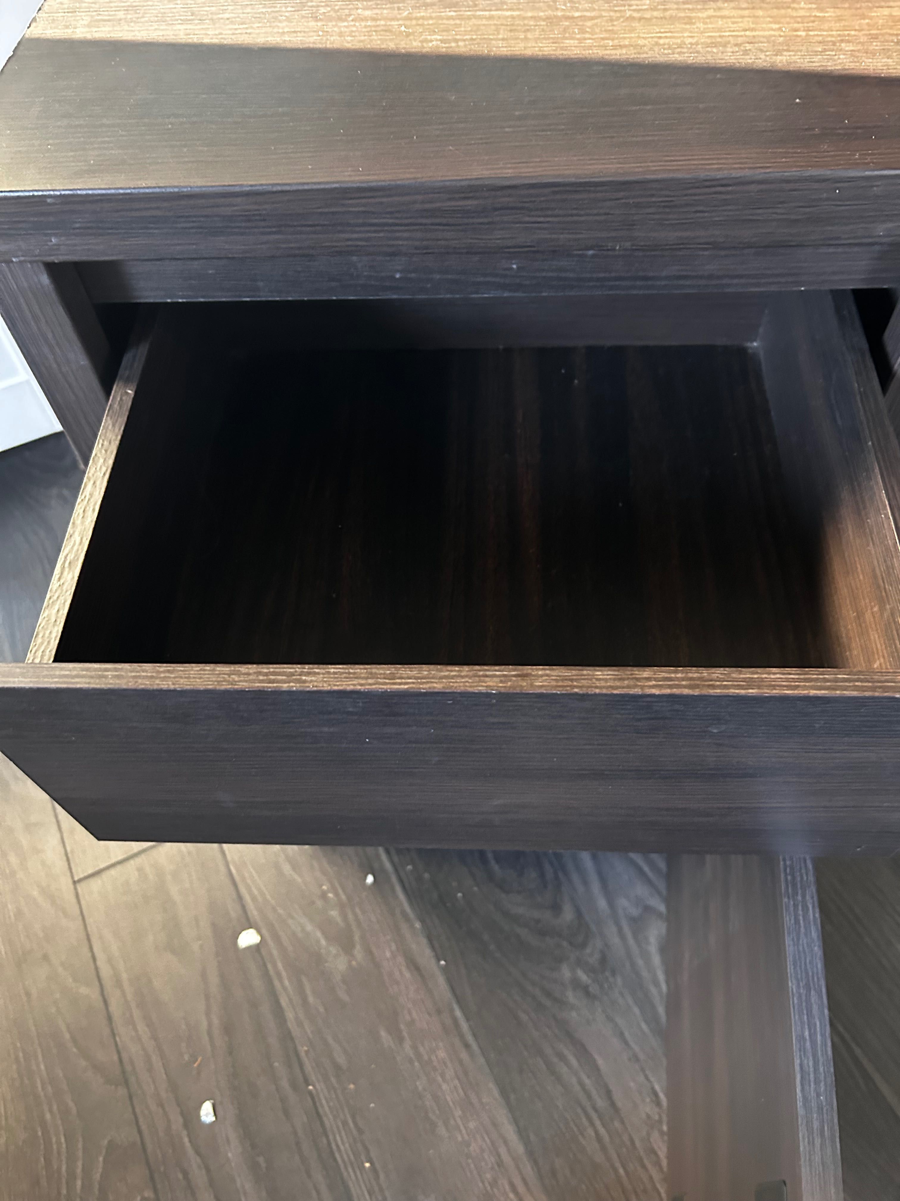 komoda Kaspian 49 cm z drzwiami i szufladą wenge