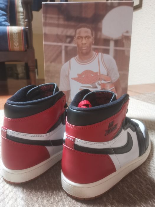 Nike Jordan 1 Original Black Toe 2025 tam 8,5 n°42 como nova com factu