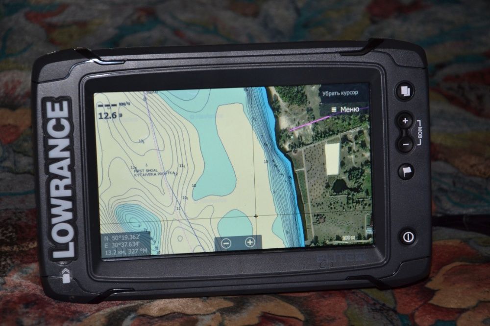 Garmin, Lowrance, эхолот, карта глубин.