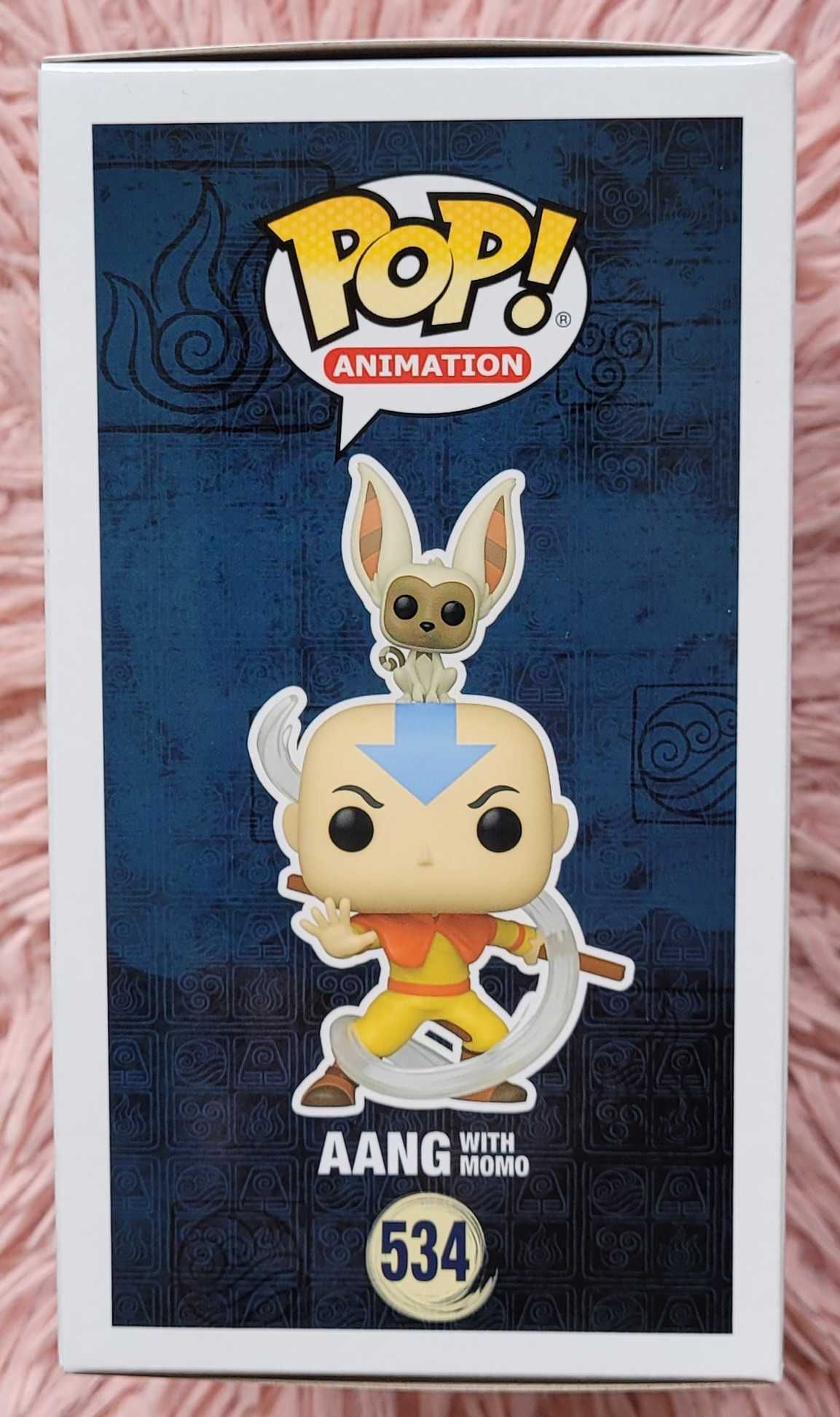 Funko POP! AANG WITH MOMO Avatar The Last Airbender GITD Glow #534