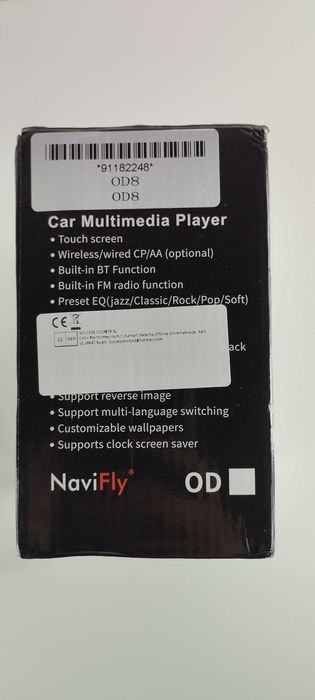 NaviFly Car Multimedia Player Sistema Multimédia