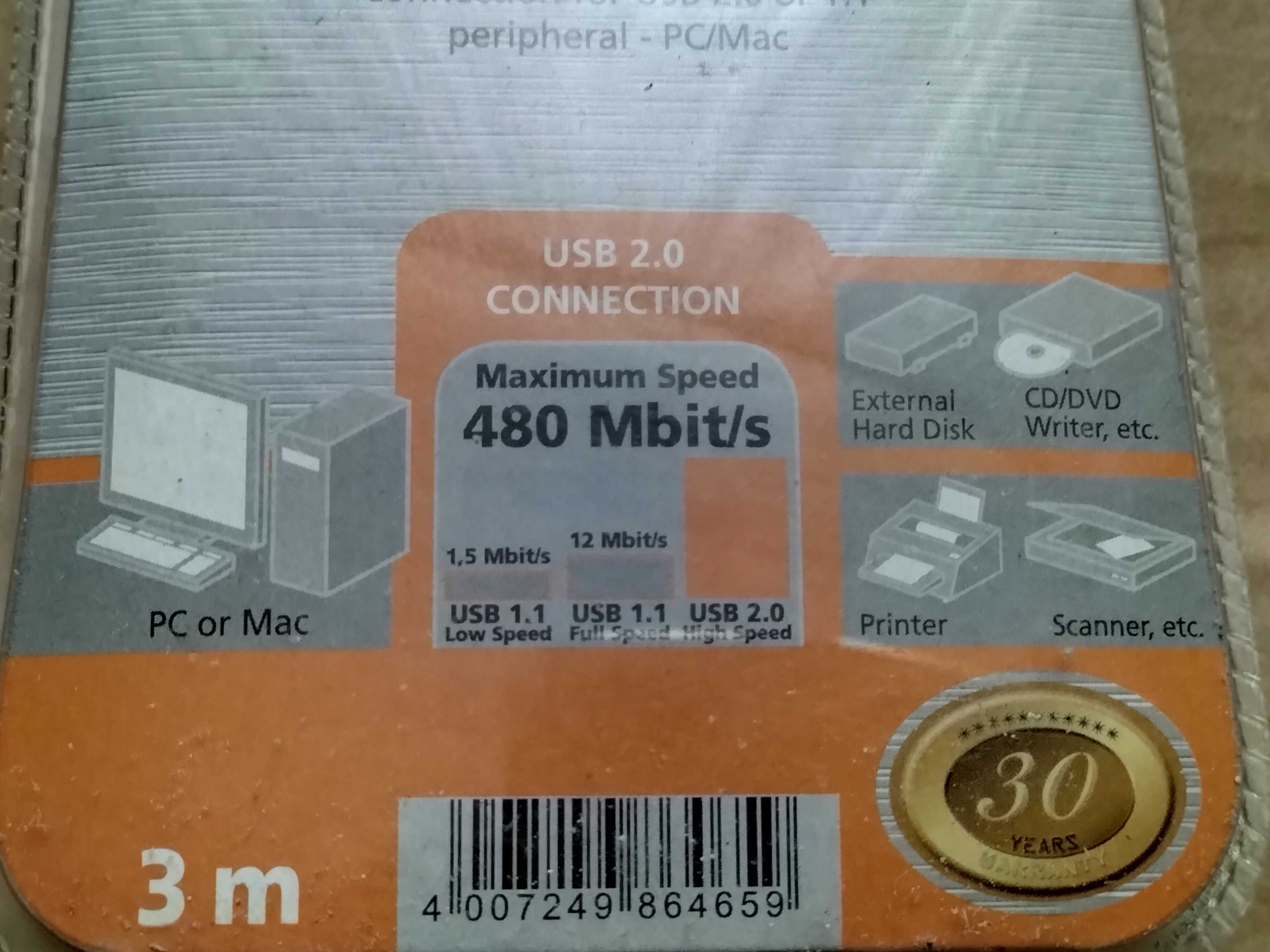 Kabel USB przedłużacz