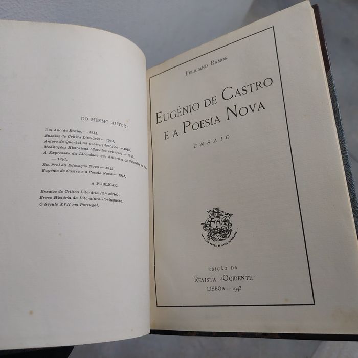 Eugénio de Castro e a Poesia Nova de Feliciano Ramos