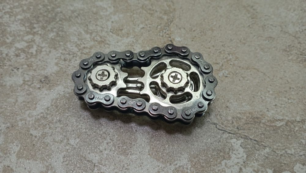 Антистресс цепь (гироскоп) металлический.