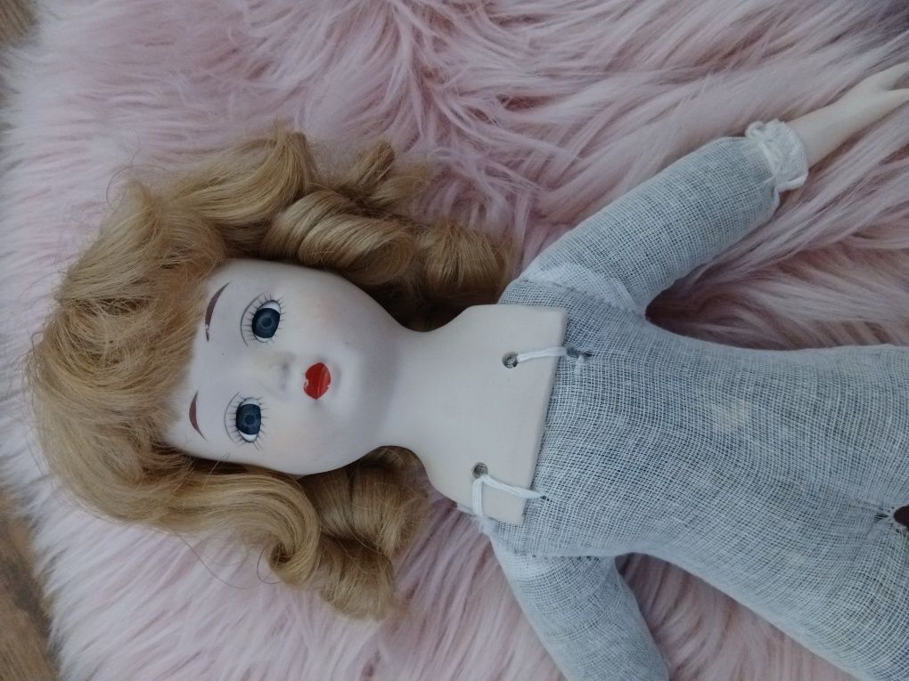 Lalka porcelanowa,41 cm,vintage,stara