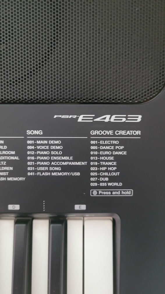 Keyboard Yamaha PSR-E463 + pokrowiec | Stan bardzo dobry