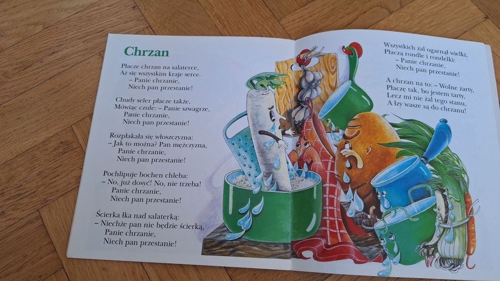 Na straganie, Pomidor, Ćwikła,Arbuz, Chrzan, Rzepa i miód Jan Brzechwa