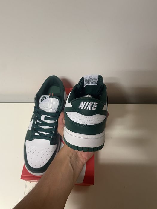 Nike dunk low - green/white