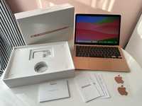 MacBook Air M1/bateria 100%/gwarancja do 06.11.2024/Rose Gold