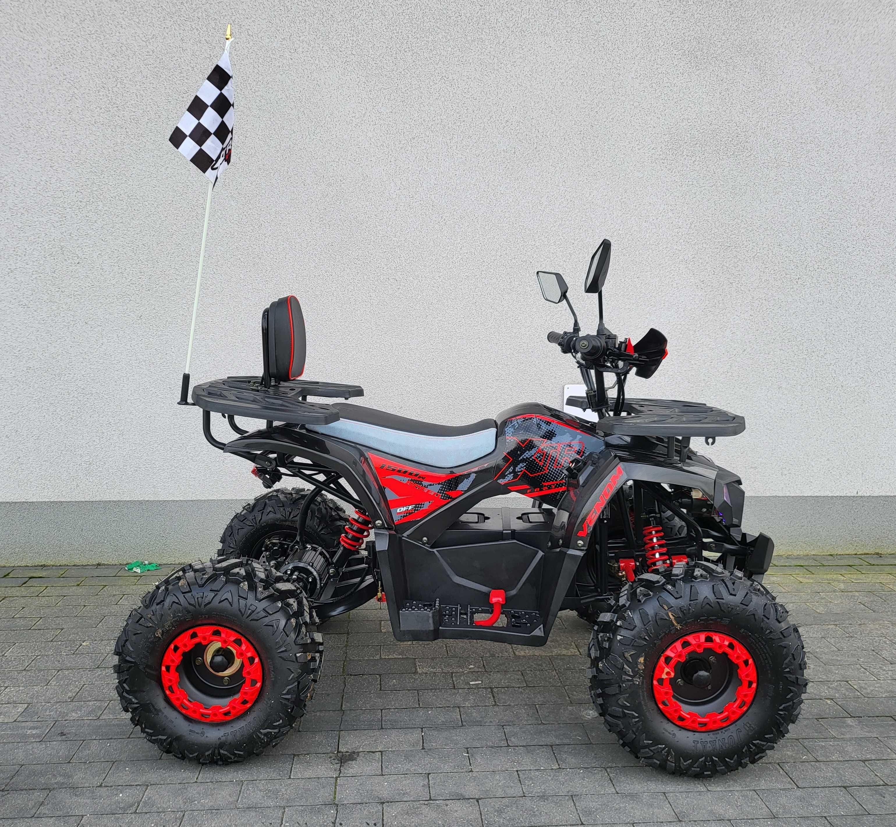 Duży Quad elektryczny XTR VENOM 1500W 48V 3biegi, Dostawa, Raty