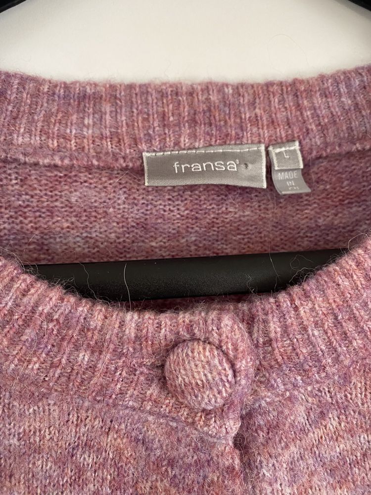 Elegancki sweter z wełną, alpaka