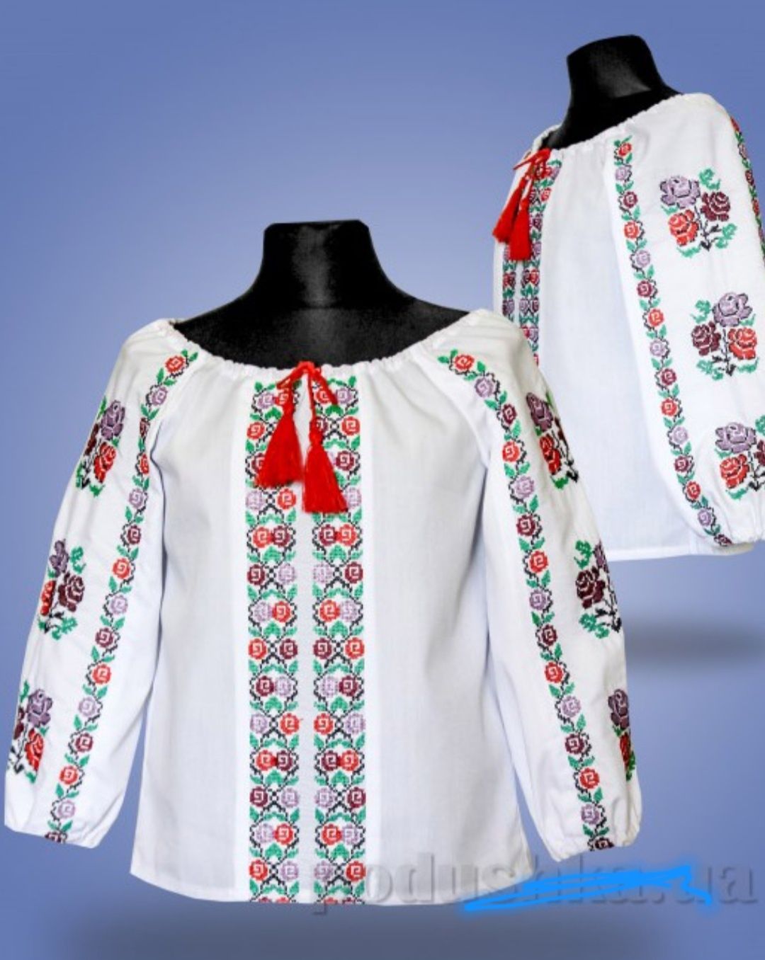 Вишита блуза вишиванка Сварга Веселка 164 см