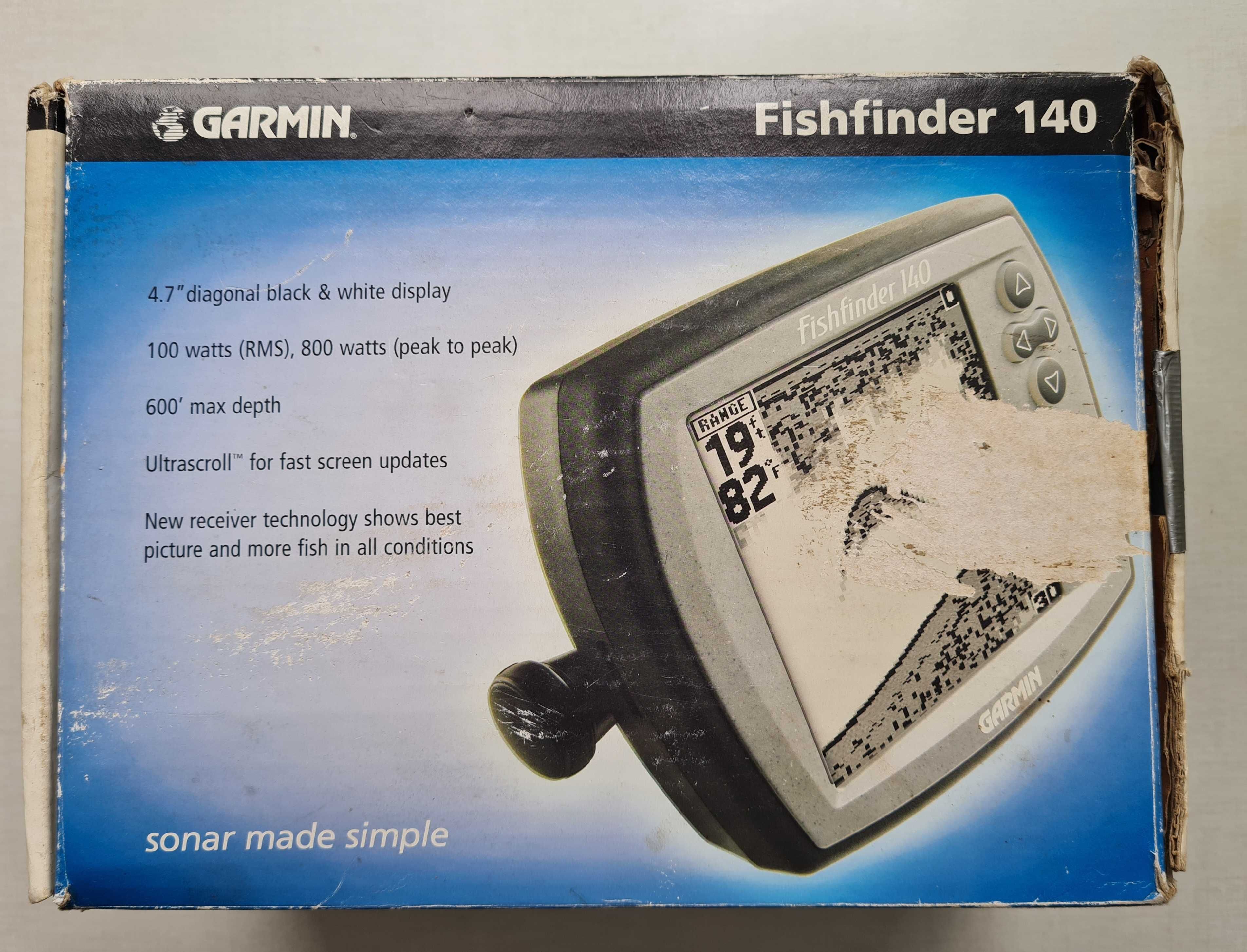 Эхолот GARMIN Fishfinder 140 БУ в отличном состоянии