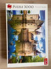 Puzzle 3000. Zamek w Sully-sur-Loire, Francja