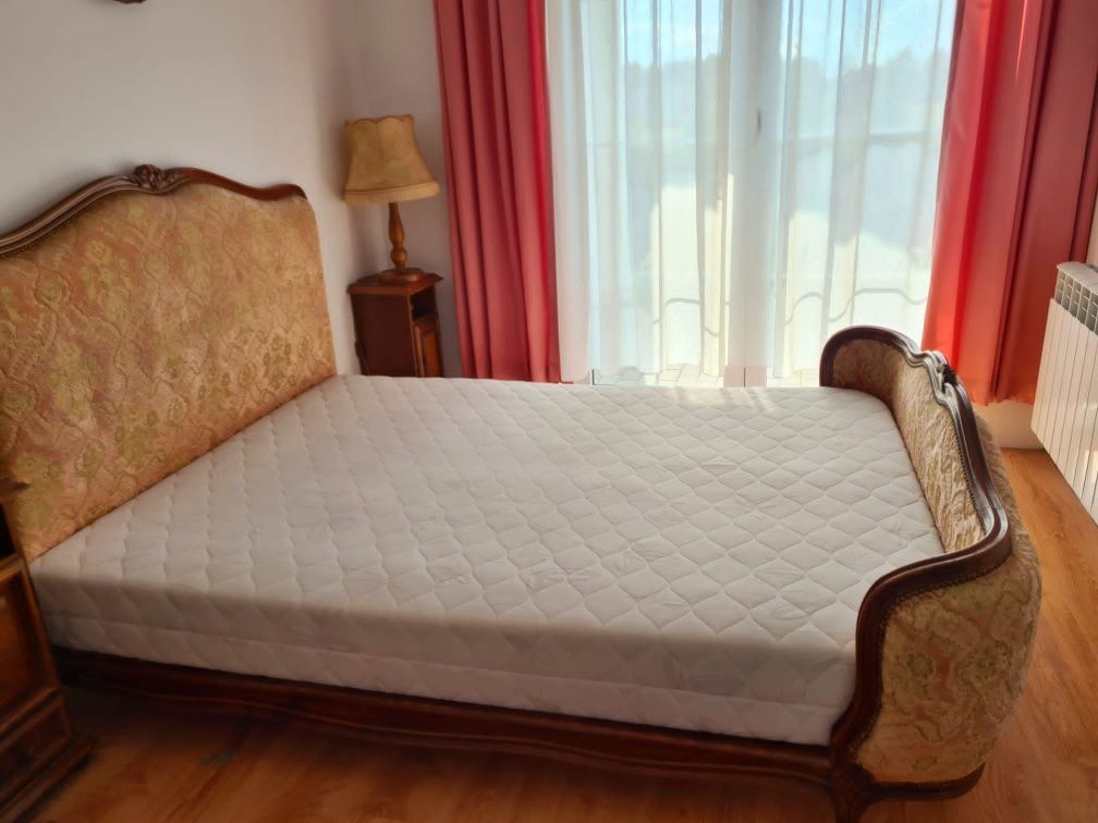 Łóżko francuskie ludwikowskie 140×190