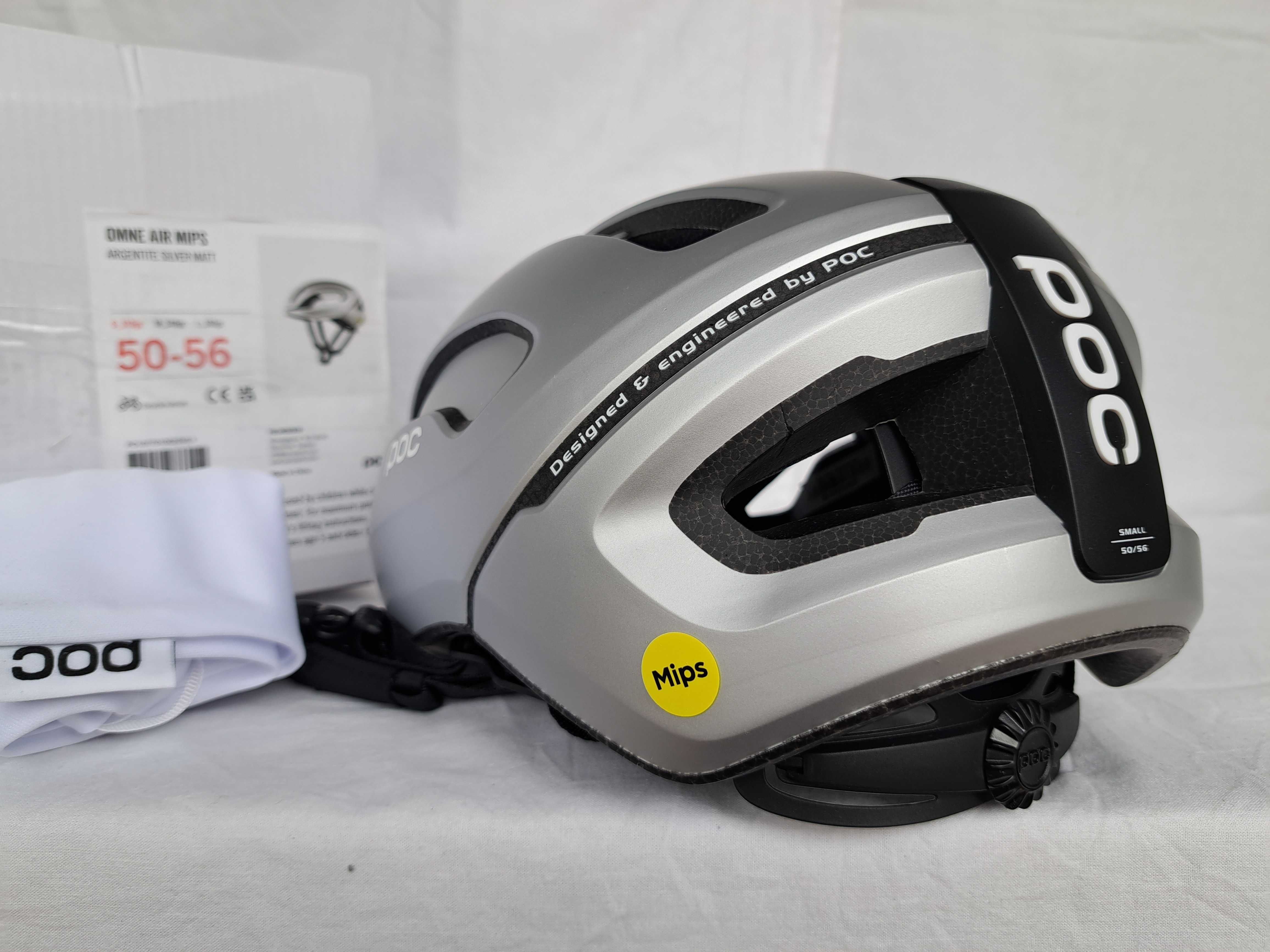 Kask rowerowy Poc Omne Air Mips Argentite Silver Matt S 50-56cm