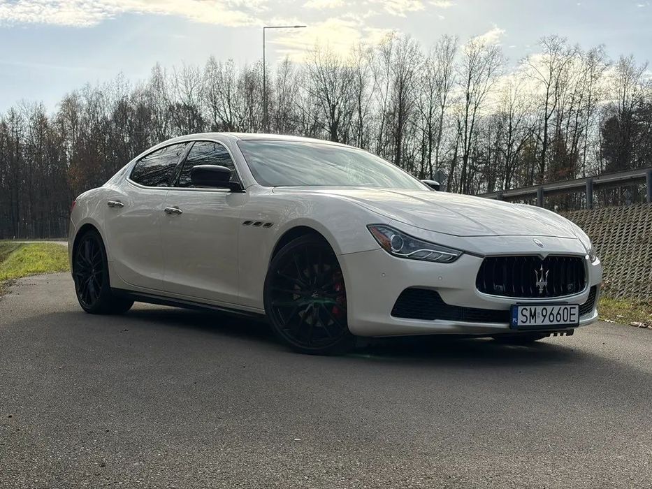 Maserati Ghibli Maserati Ghibli SQ4 3.0 v6 BiTurbo 410KM * Biała perła * 82tyś km