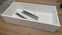 Używana biała szuflada IKEA KOMPLEMENT 75×35 cm do PAX + cichy domyk