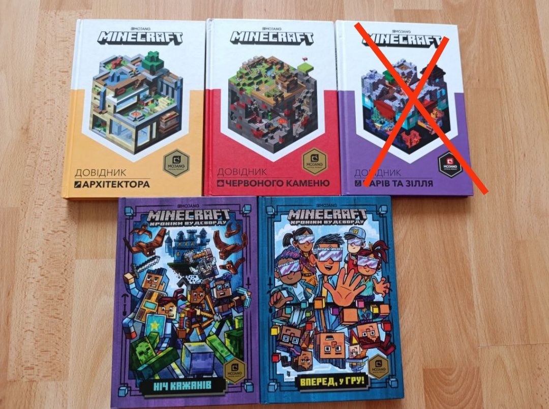 Minecraft довідник, книги