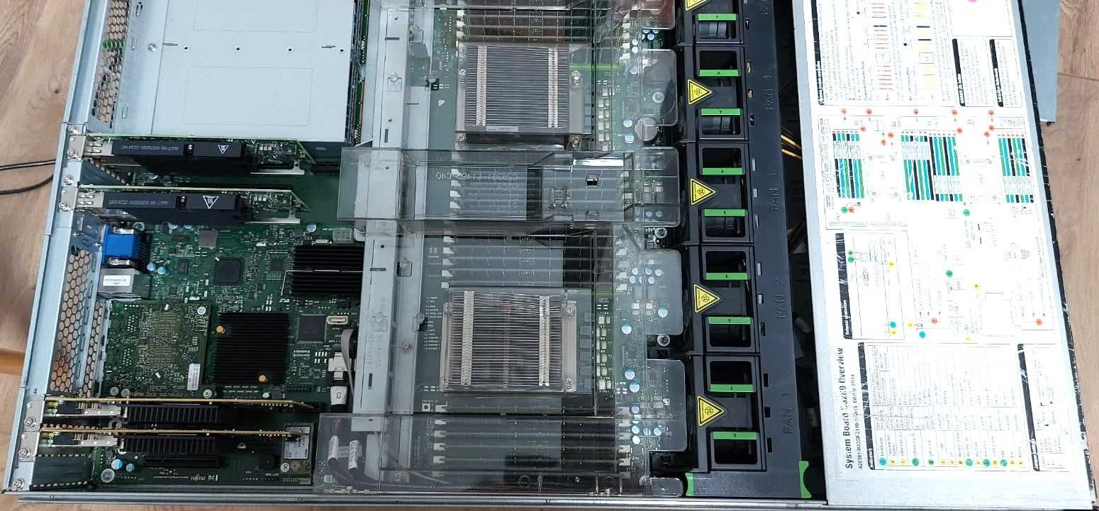 Fujitsu Primergy RX 2540 M1 2szt E5-2699 v3 768GB DDR4