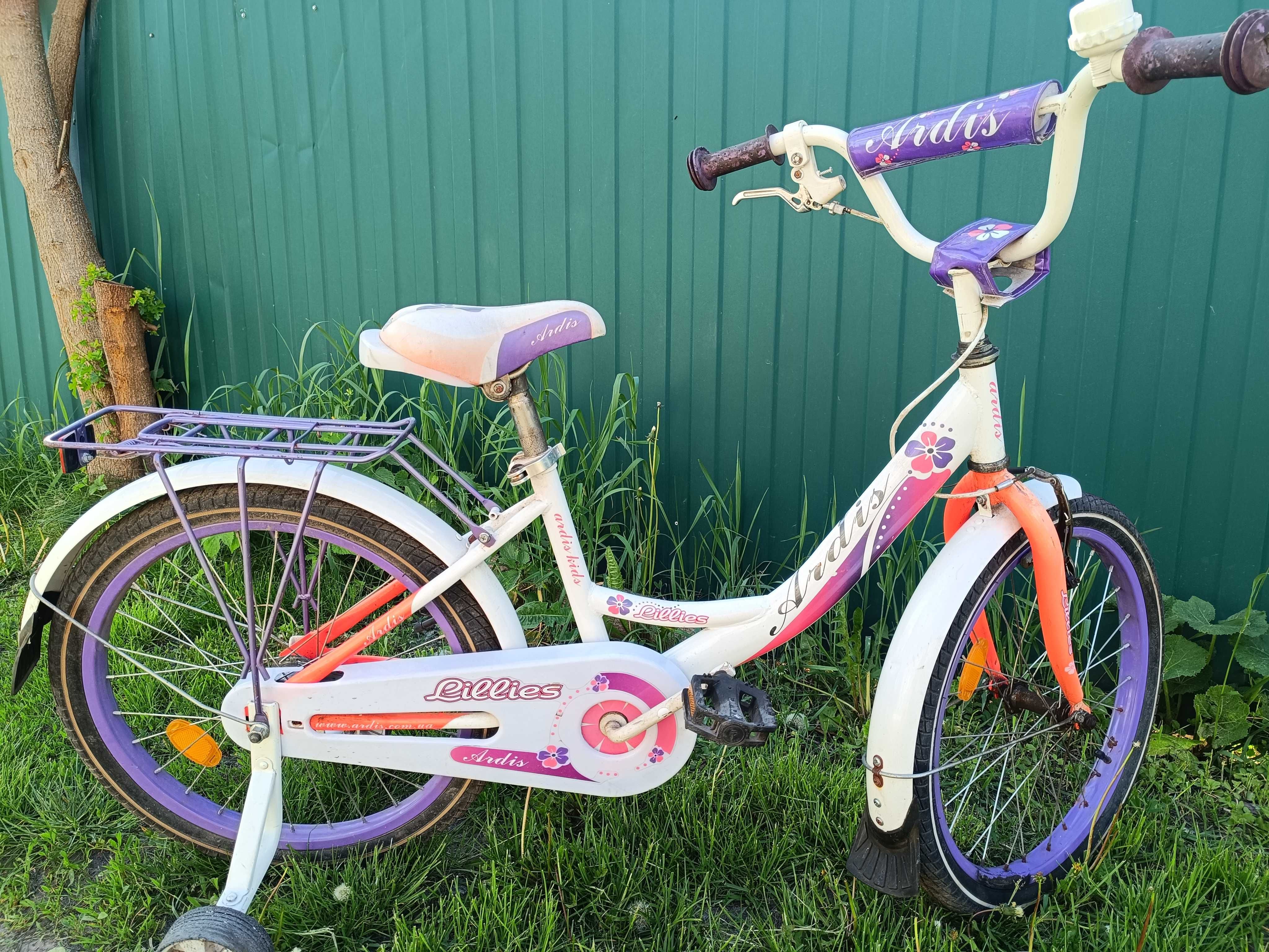 Дитячий Велосипед для дівчинки (Покришка  20 1.95 (54-406) до 8 років