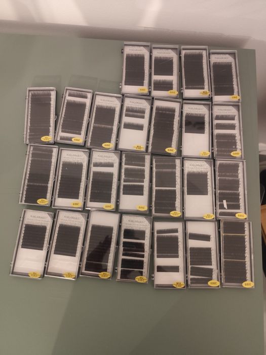 Zestaw paletek z rzęsami do przedłużania rzęs