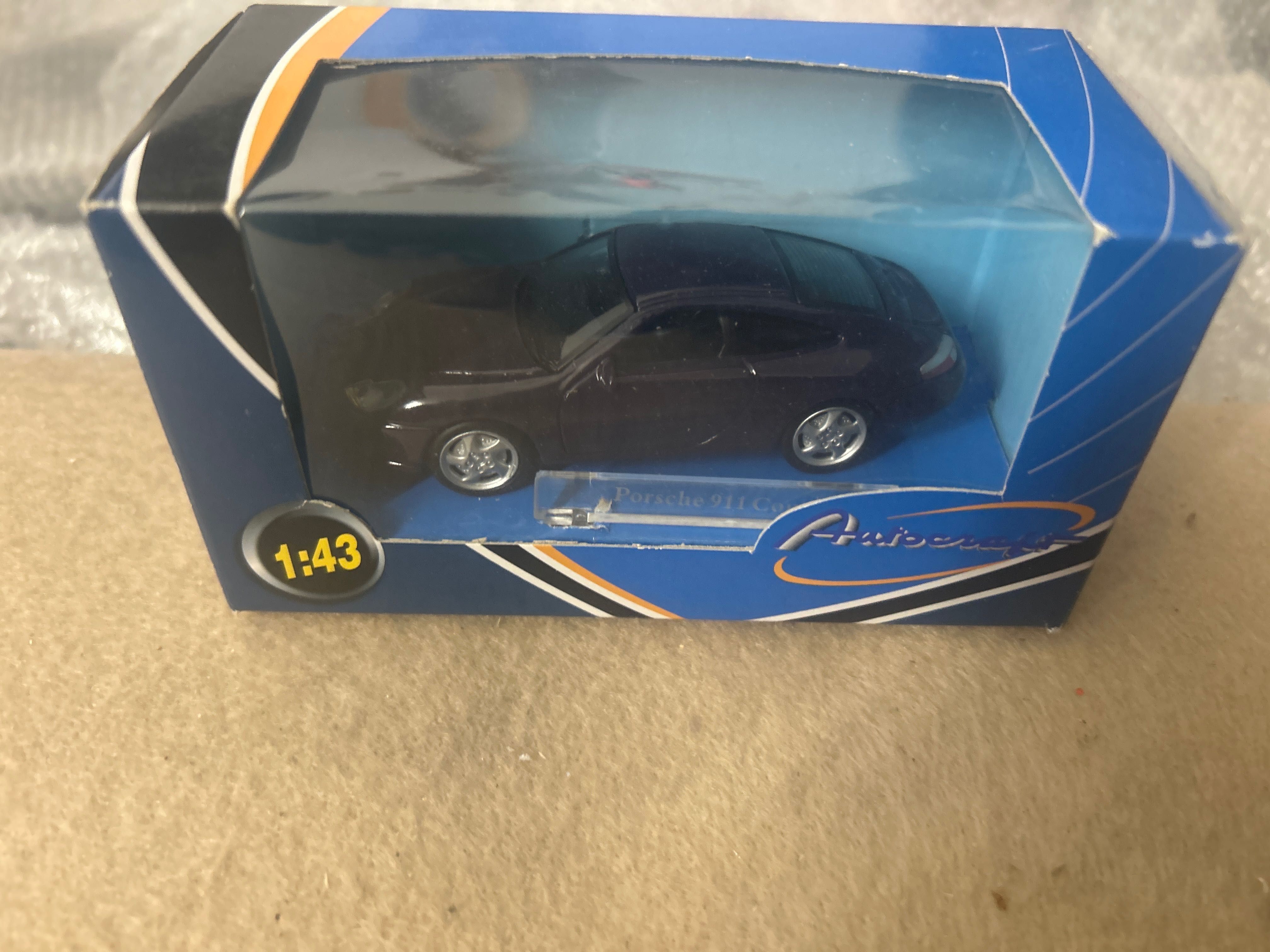 Porsche 911 carrera fioletowe autocraft 1:43 kolekcjonerski