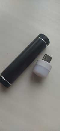 Power bank 18650 inside+usb light