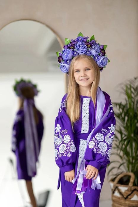 Вишиті сукні від 104 до 158см