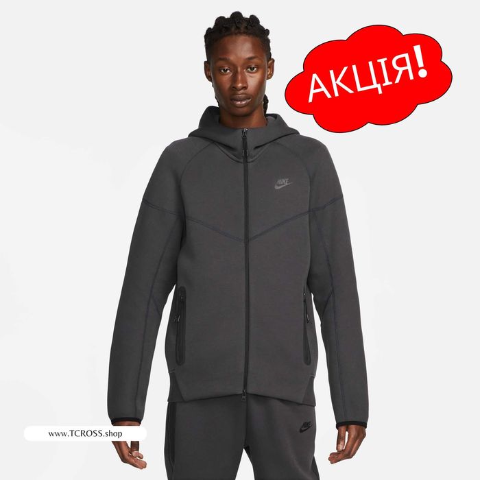 США‼️Кофта Nike Sportswear Tech Fleece Air DN (XS по 4XL) (FB7921-060)